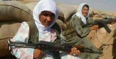 Kurdish Ezedi women join peshermga against ISIS