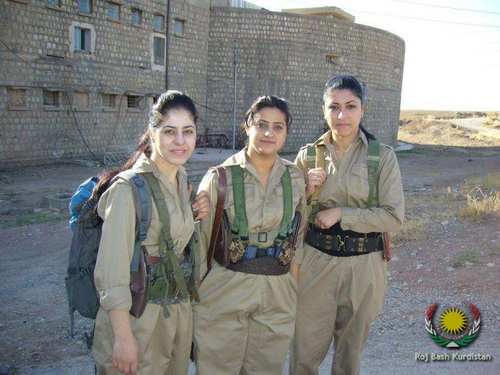 Female Kurdish Peshmergas
